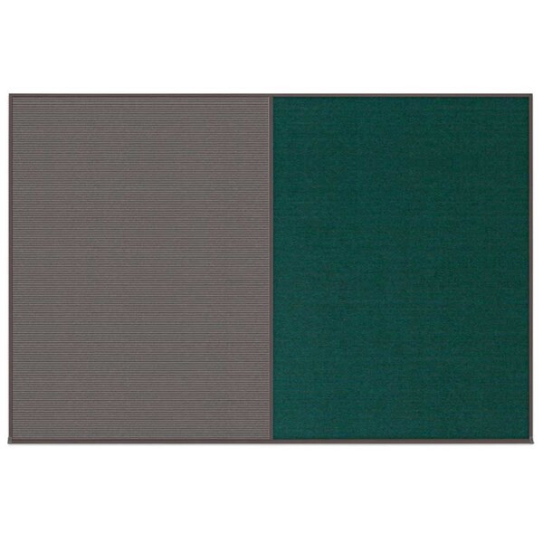Enclosed Corkboard, 1 Door, 72"x36", 4" Fra